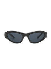 Star Embellish Cat Eye Futuristic Sunglasses