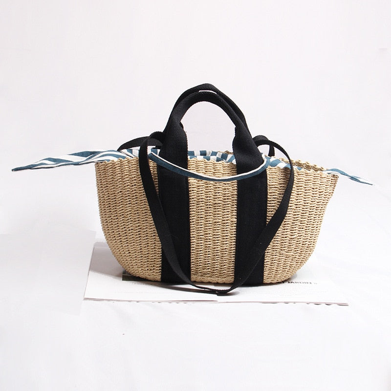 Boho Bag, Woven Straw Handbag, Jose Bag
