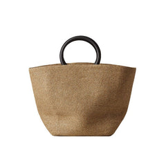 Boho Bag, Woven Straw Handbag, Andres Bag