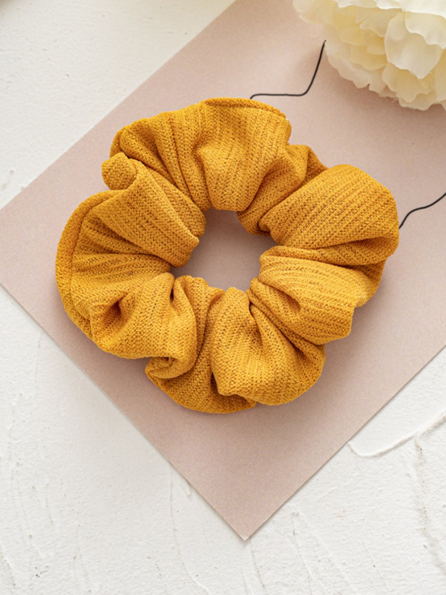 5pcs Solid Color Hair Ties