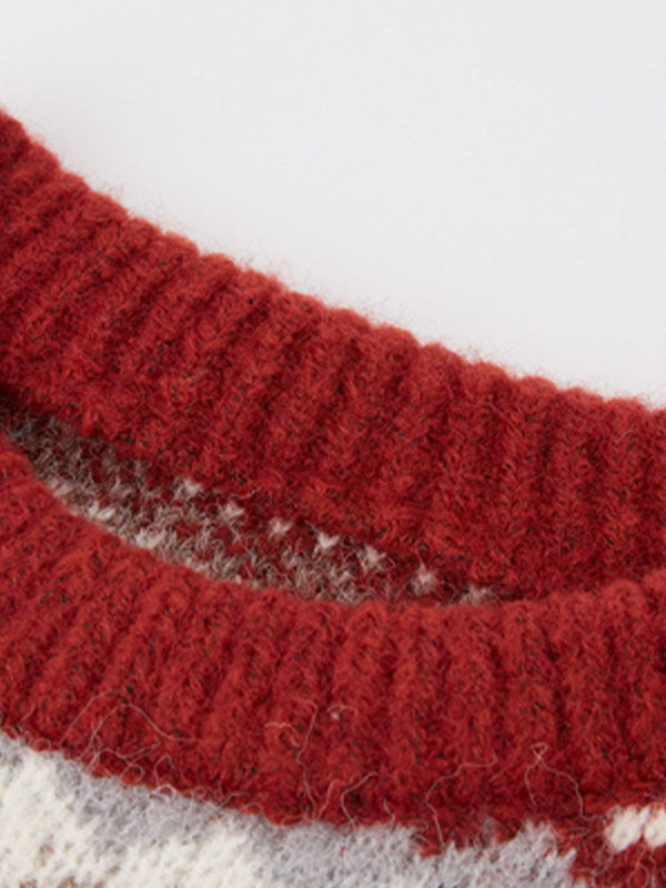 Christmas Jacquard Knit Sweater