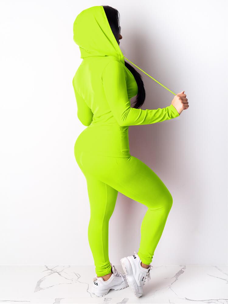 Two Piece Hoodie Sweatshirt+Jogging Sweatpants Suits