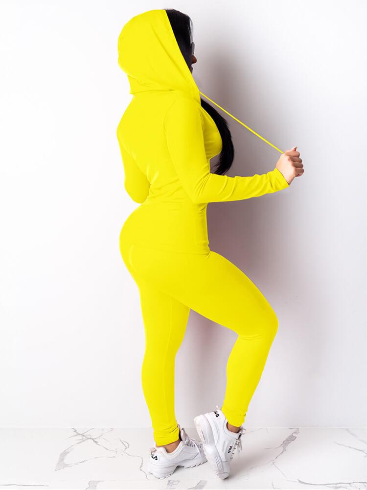 Two Piece Hoodie Sweatshirt+Jogging Sweatpants Suits