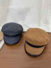 Vintage Woolen Baker Boy Cap