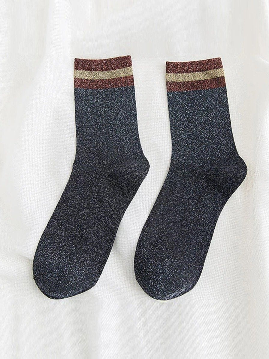 Vintage Striped Pattern Socks