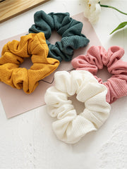 5pcs Solid Color Hair Ties