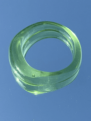 Green Irregular Ring