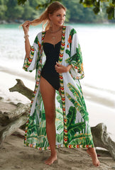 Beach Robe - Boho Robe - Summer Chic Cover-Up with Talulla Banana Leaf