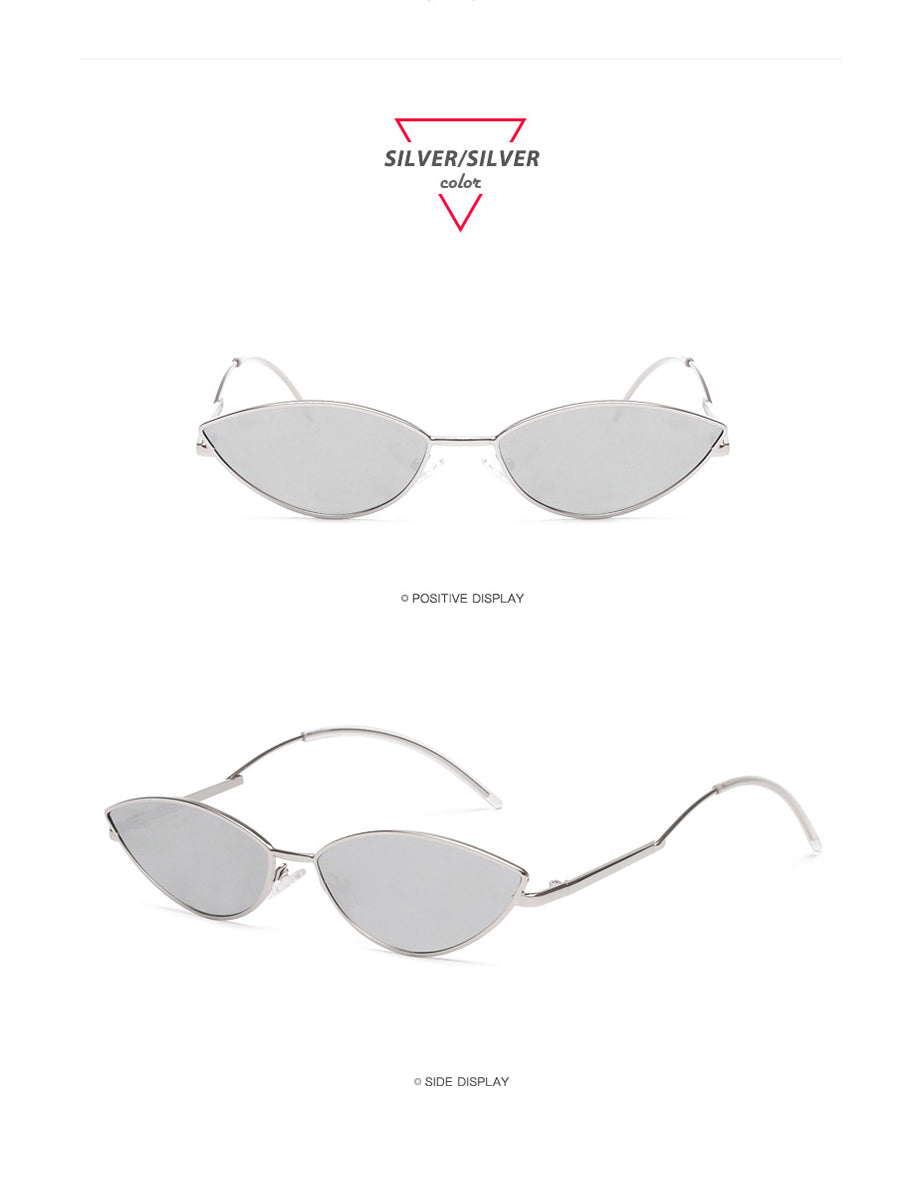Metal Frame Tinted Lens Sunglasses